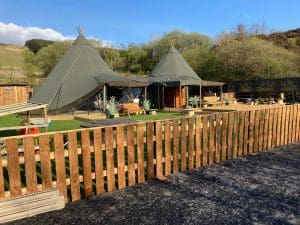 2 Big Hat Tipis Forest Green Canvas 1