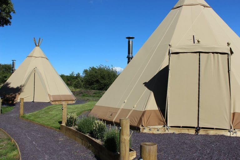 tipi woodland village