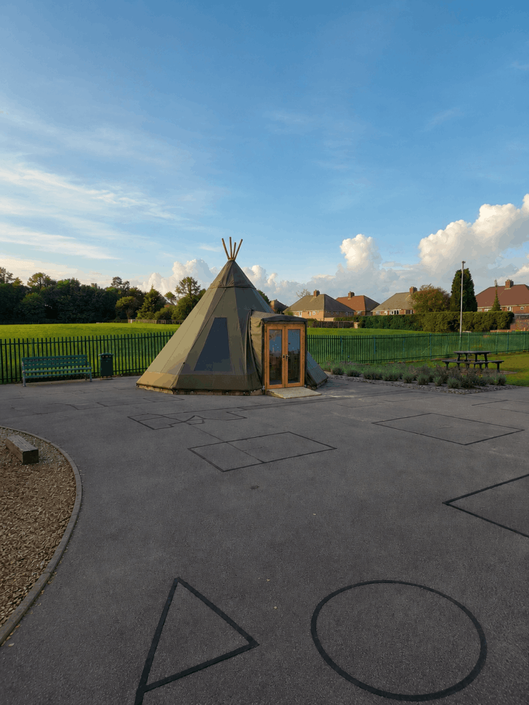 1 Baby Tipi in a playground