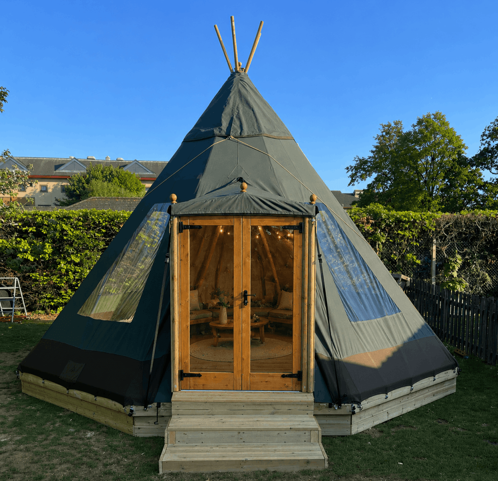 Forest Baby tipi Option 3 glazed doors 1